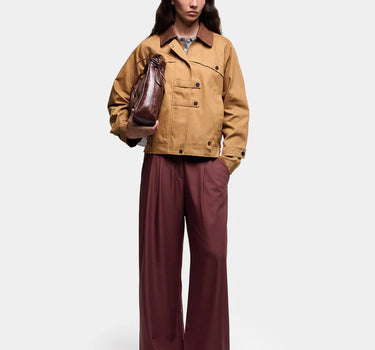 NEXA SERGE CAMEL JACKET