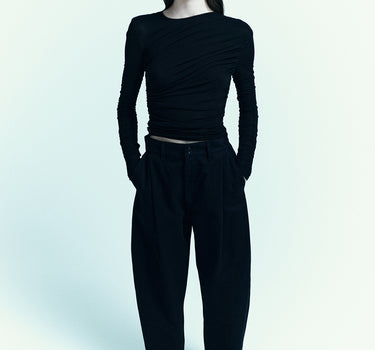 Tania Twist Tee in Black