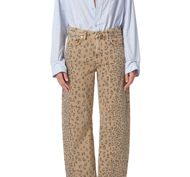 Miro Relaxed Jean in Natural Cheetah