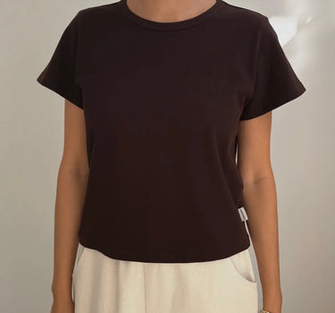 The Little Boy Tee- Dark Cacao