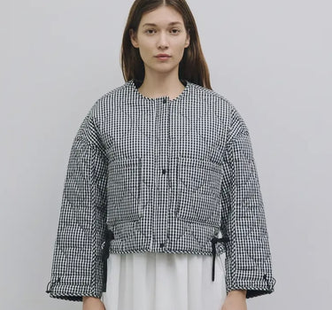 The Rochelle Jacket | Quilted Gingham Jacket