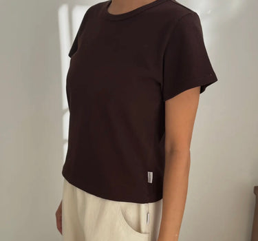 The Little Boy Tee- Dark Cacao