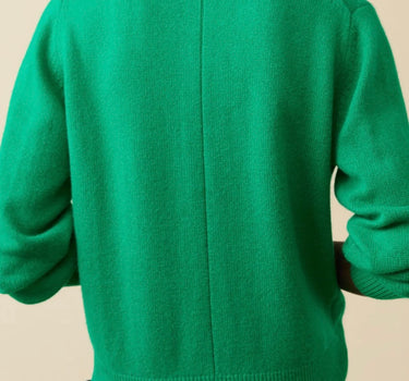 The Cashmere Polo in Kelly