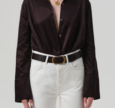 Camilia Shirt in Chocolate