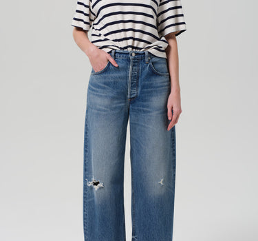 Goldie Tee in Azure Stripe