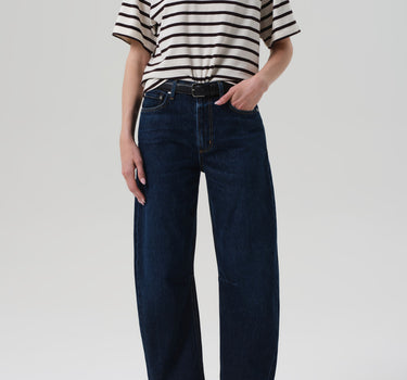 Goldie Tee in Chocolate Stripe