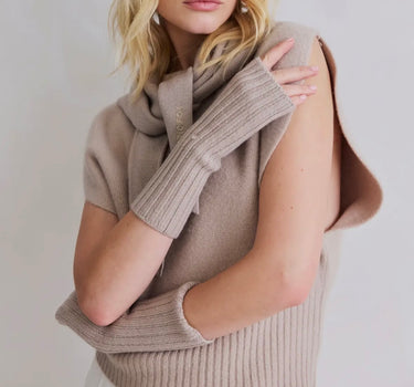 Merino Wool Fingerless Gloves