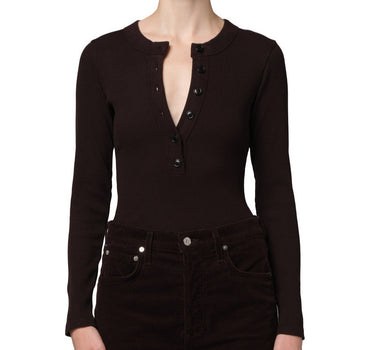 Varra Henley in Chocolate