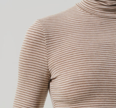 Caradene Turtleneck in Chiltern & Oatmeal Stripe