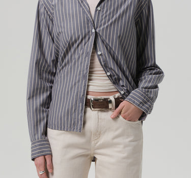 Avni Slim Shirt in Cleo Stripe