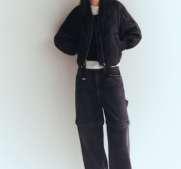 Iona Quilted Jacket in Black