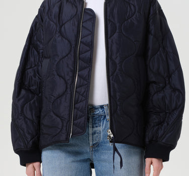 Isla Quilted Jacket in Ink