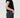 Adine Tee: Shrunken Tee in Black