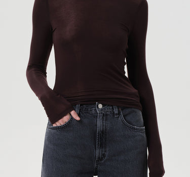Pascale Turtleneck in Root