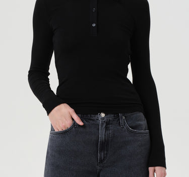 Amos Polo in Black