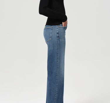 Harper Jean: Mid Rise Relaxed Straight in Enroll