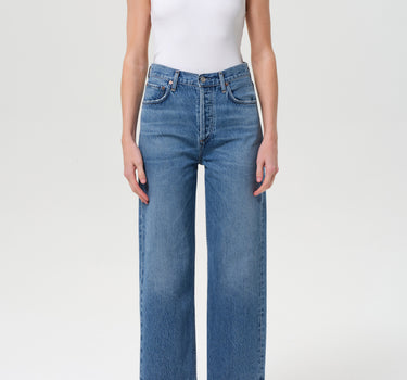Ren: High Rise Wide Leg - 100% Cotton in Shrine