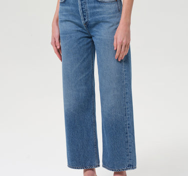 Ren: High Rise Wide Leg - 100% Cotton in Shrine
