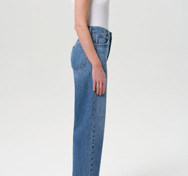 Ren: High Rise Wide Leg - 100% Cotton in Shrine