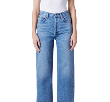 Ren: High Rise Wide Leg - 100% Cotton in Shrine