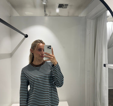 The Kathleen Top | Striped Long Sleeve T-Shirt