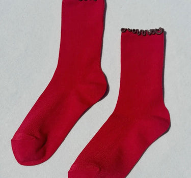 Ruffle Modal Socks