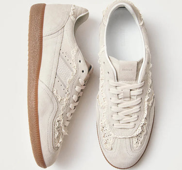 TB.490 CROCHET CREAM LEATHER SNEAKERS