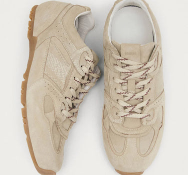 TB.56 SUEDE CREAM LEATHER SNEAKERS