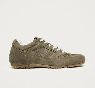 TB.56 SUEDE KHAKI LEATHER SNEAKERS