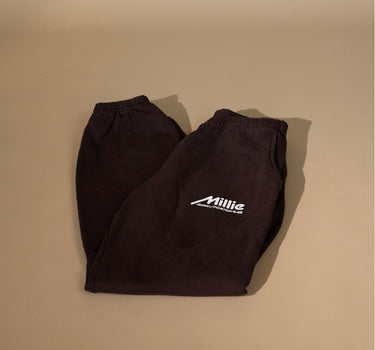 MILLIE SPORTSWEAR SWEATPANTS— CHOCOLATE BROWN