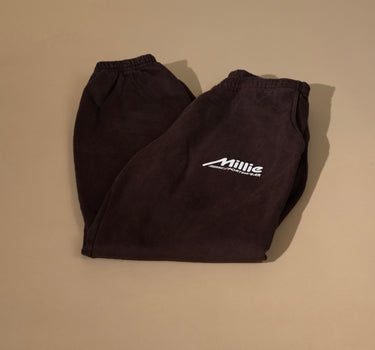 MILLIE SPORTSWEAR SWEATPANTS— CHOCOLATE BROWN