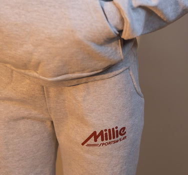 MILLIE SPORTSWEAR SWEATPANTS— HEATHER GREY