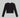 POINTELLE CROP CARDIGAN- BLACK