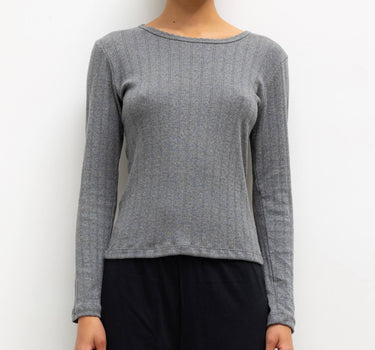 Pointelle Slim Fit Long Sleeve