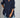 Diana Wrap Shirt in Poplin - Navy
