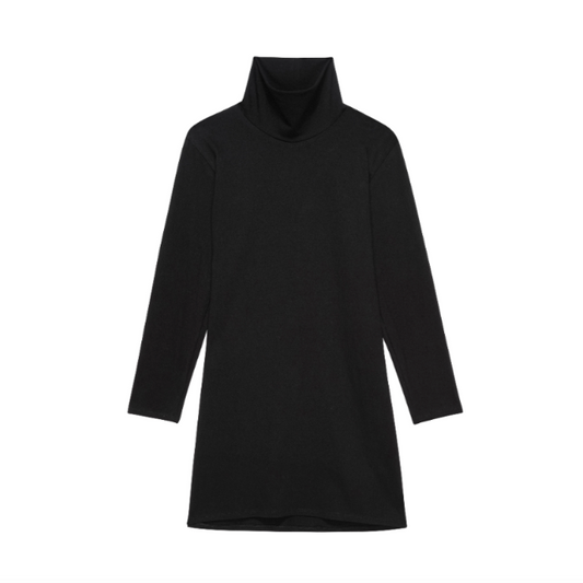 Jersey Turtleneck Dress