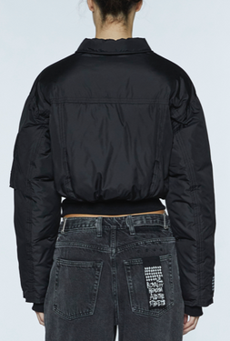 reece bomber jacket black