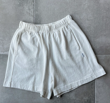 Flared Basketball Shorts- Naturel