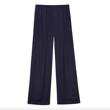 THE SILKY SIMPLE PANT- NAVY