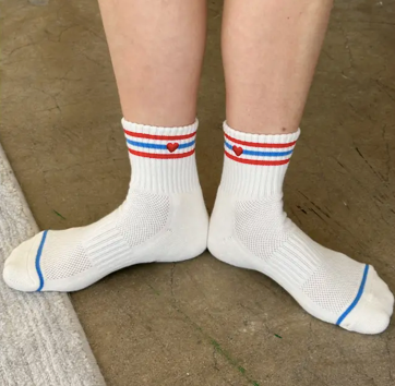 Embroidered Girlfriend Socks