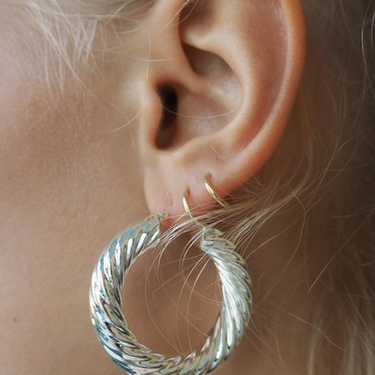 Large Gina Hoops