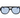 LE STYLE/ GLOSS BLACK - BLUE LENS