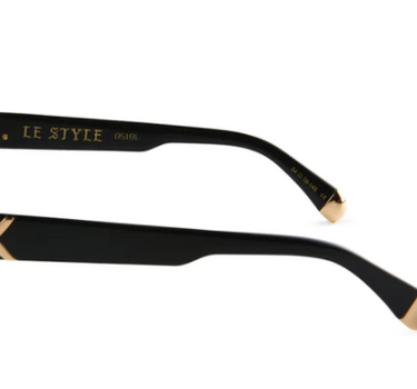 LE STYLE/ GLOSS BLACK - BLUE LENS