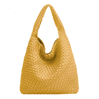 Johanna Yellow Recycled Vegan Shoulder Bag