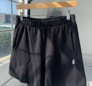 Flared Basketball Shorts- Black