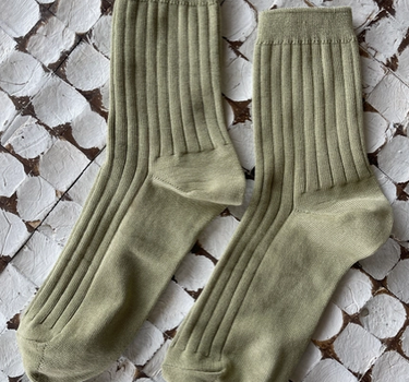 Her Socks - Mercerized Combed Cotton Rib