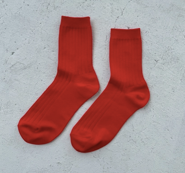 Her Socks - Mercerized Combed Cotton Rib