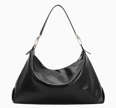 Charlie Black Recycled Vegan Shoulder Bag