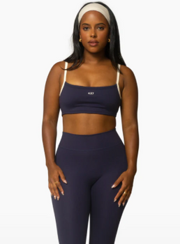 THE MICRO BRA / NAVY-CRÈME