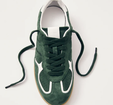 Tb.490 Rife Forest Green Leather Sneakers